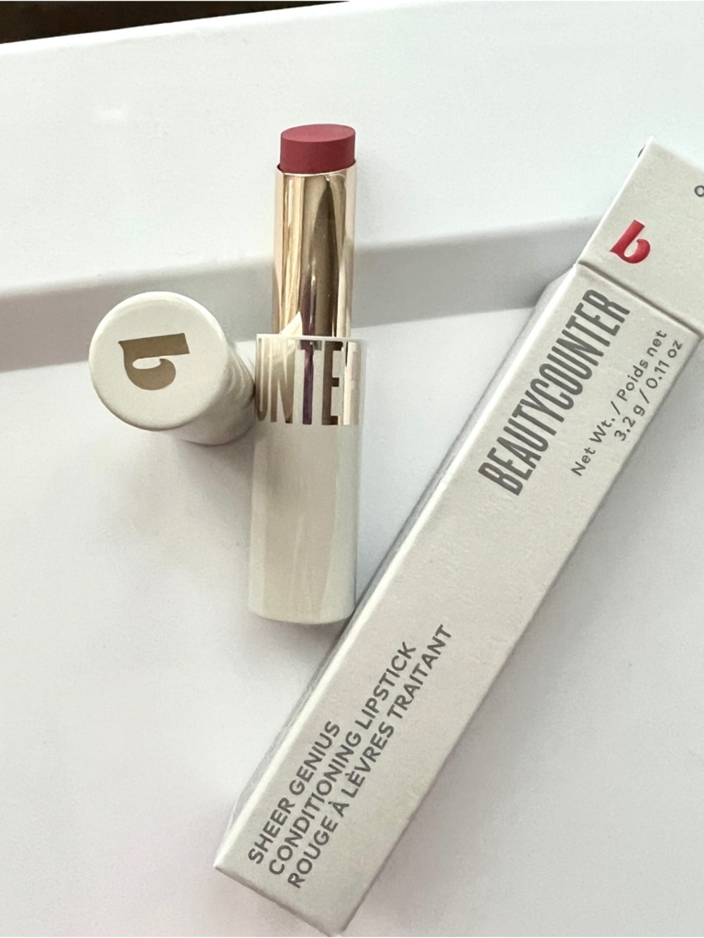 BeautyCounter ORCHID Sheer Genius Conditioning Lipstick NEW DISCONTINUED HTF